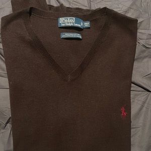 Big and Tall Ralph Lauren Polo Sweater Vest - V Neck